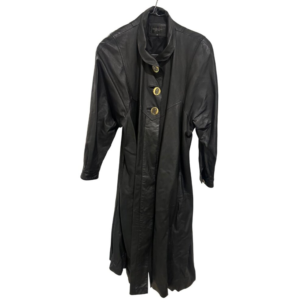 Long Black Leather Jacket